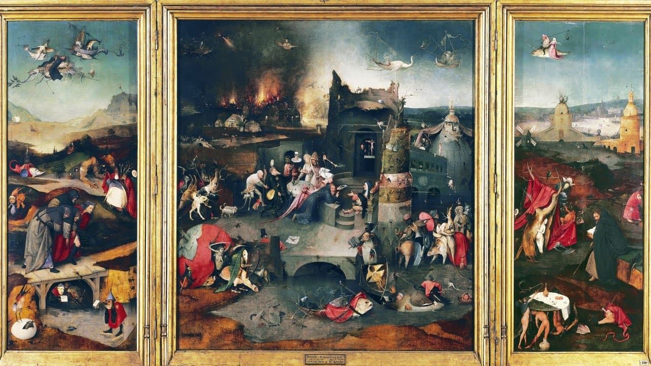 Temptations of St. Anthony, 1501, Hieronymus Bosch