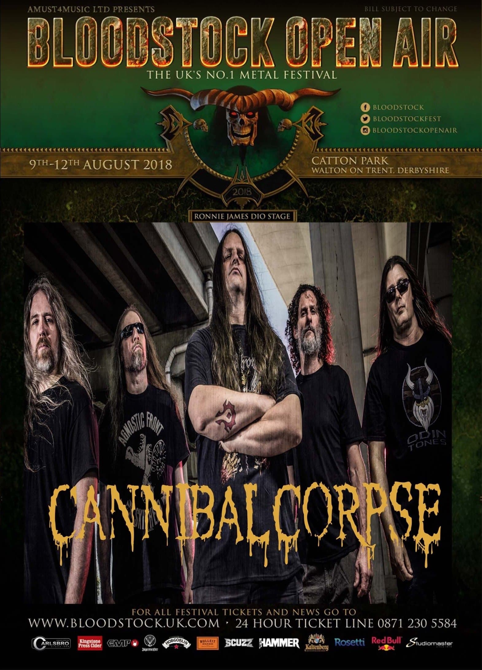 Cannibal Corpse -  Bloodstock 2018