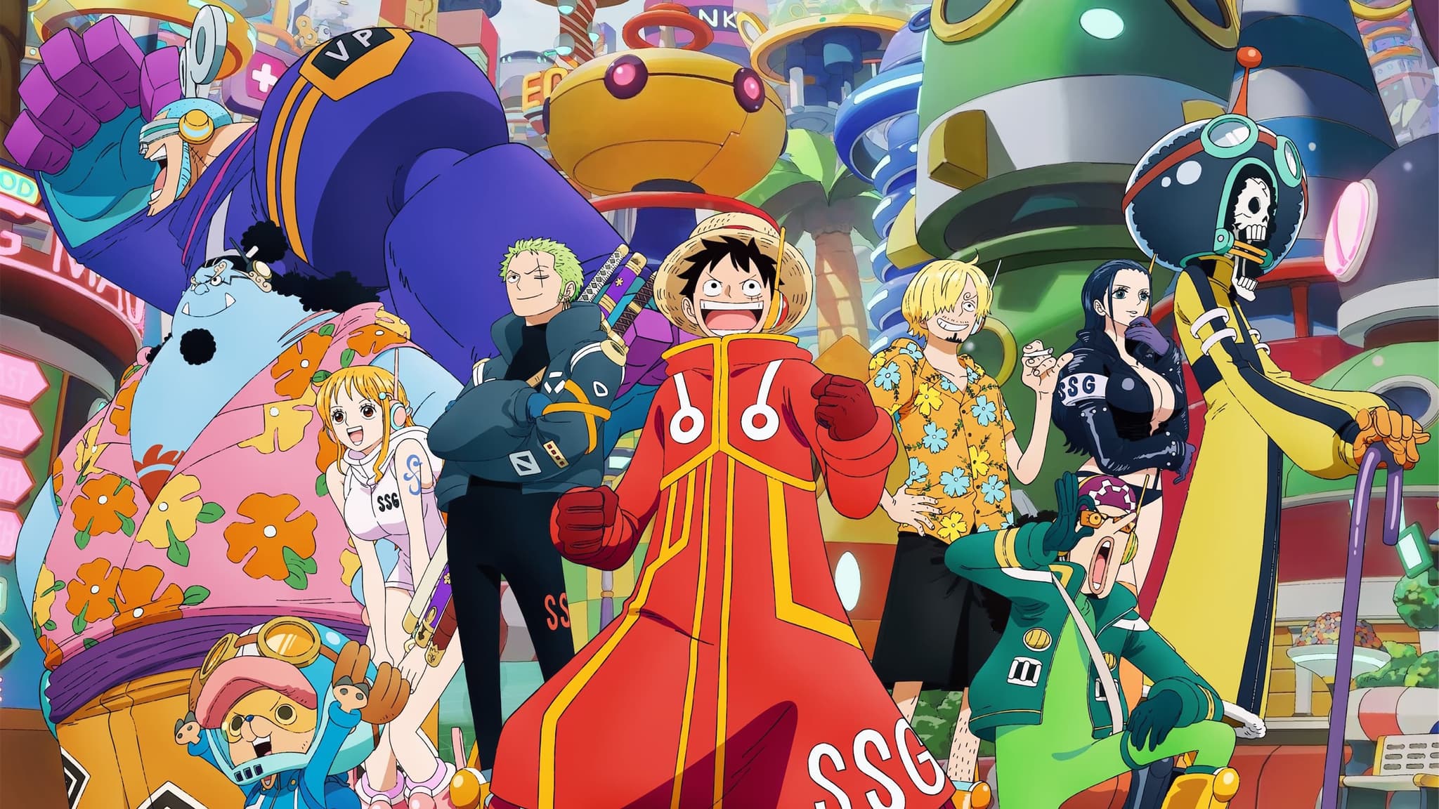 Backdrop of One Piece