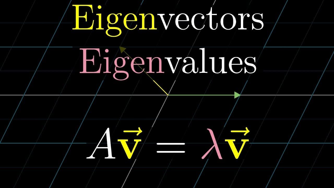 Eigenvectors and eigenvalues