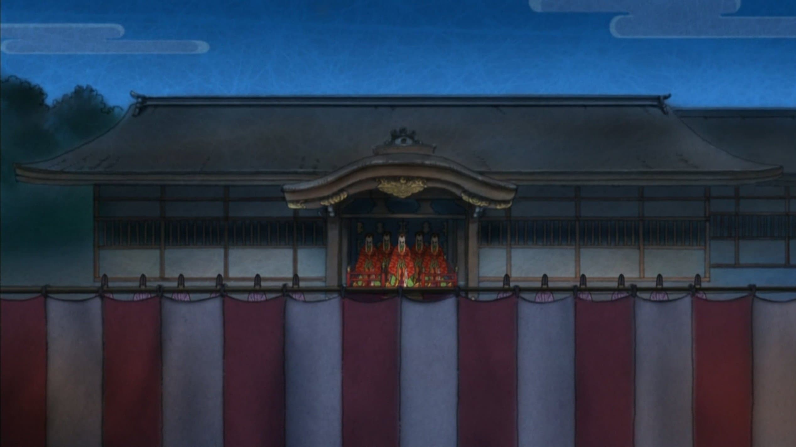 Takaiko and Narihira: The Honorable Ariwara no Narihira / Yukihira and Hiroko: The Councilor Yukihira