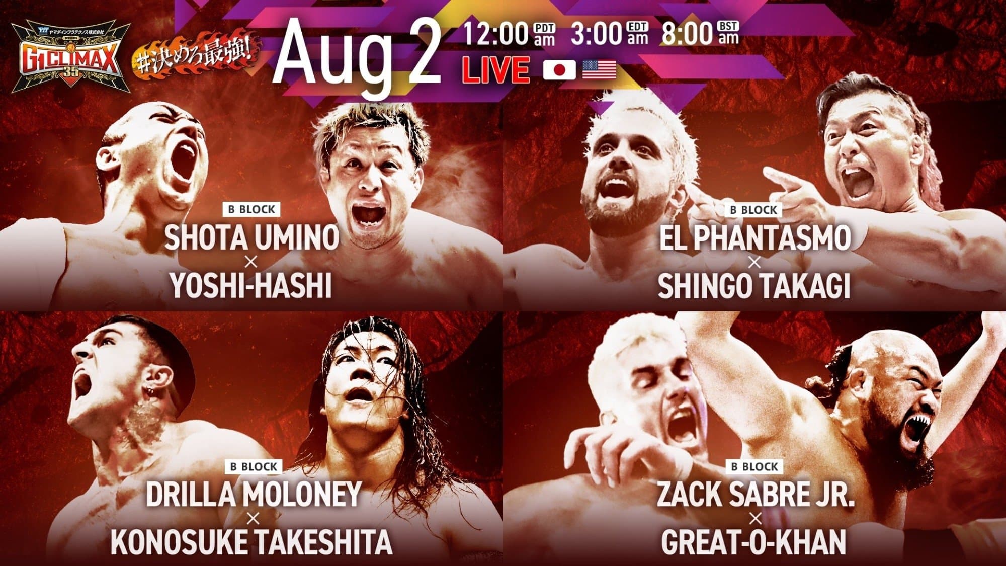 NJPW G1 Climax 35: Day 10