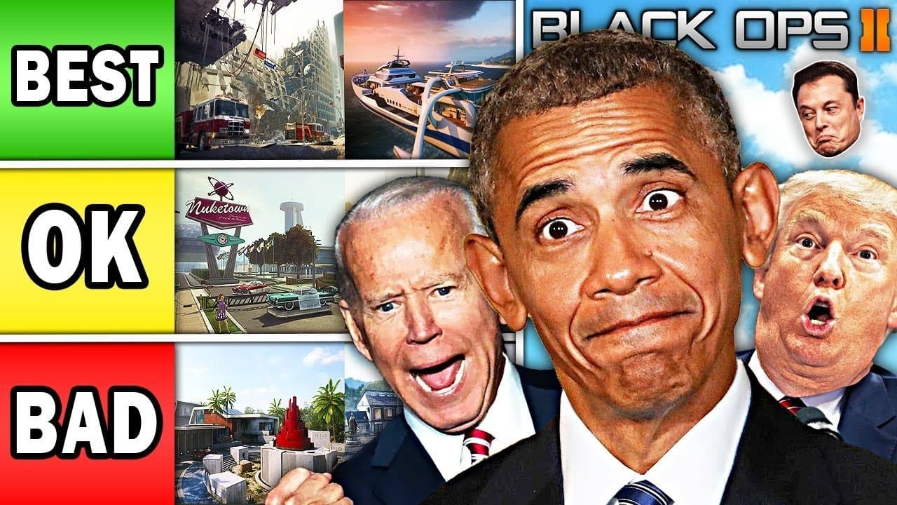 Presidents Rank Black Ops 2 Maps!