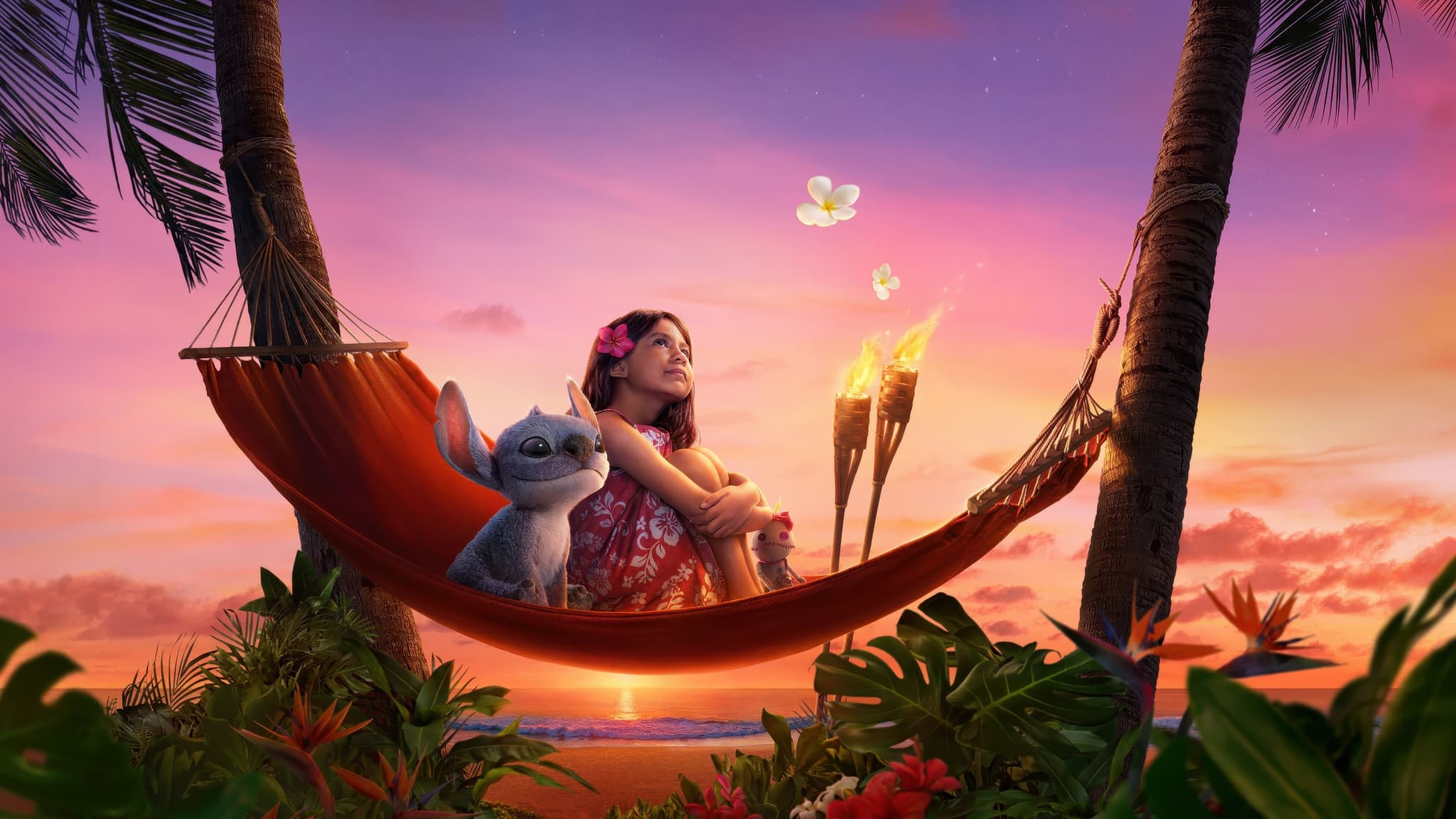 Backdrop of Lilo & Stitch