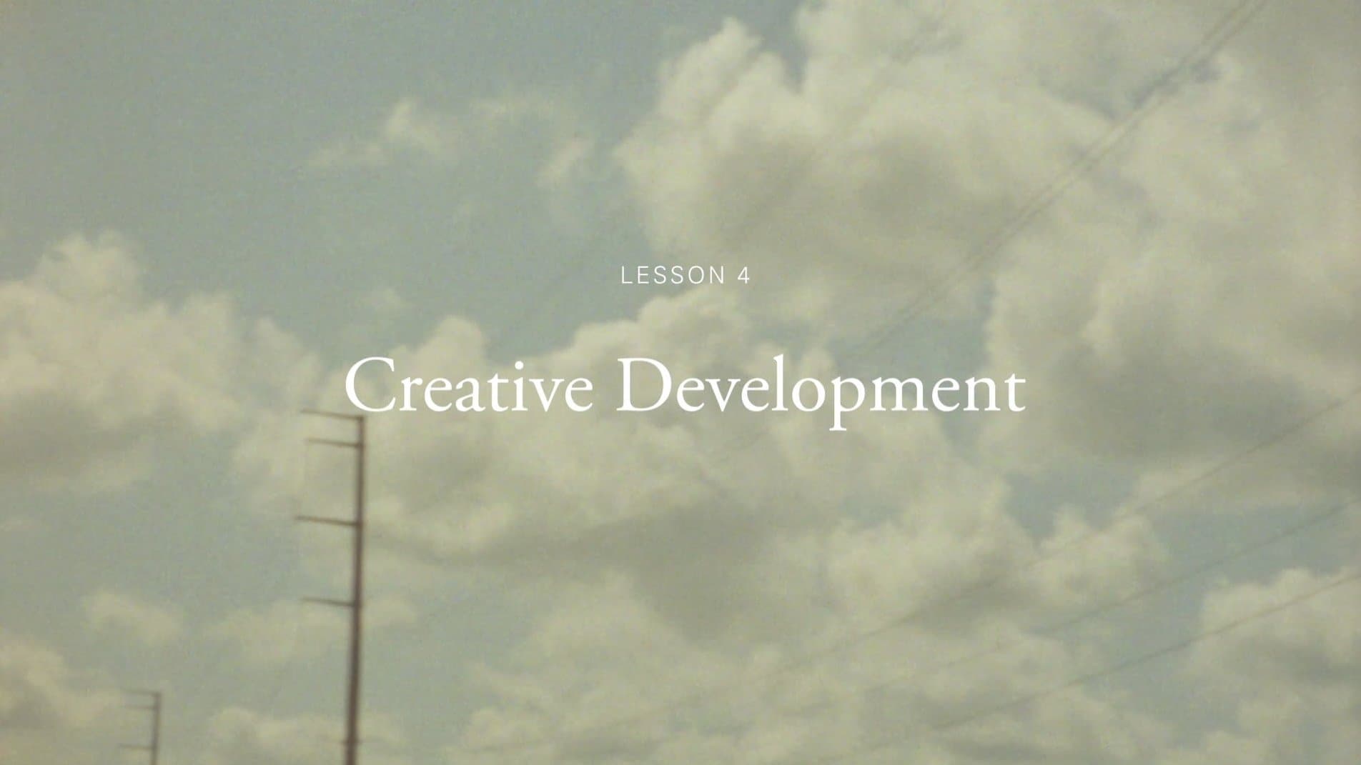 Creative Development
