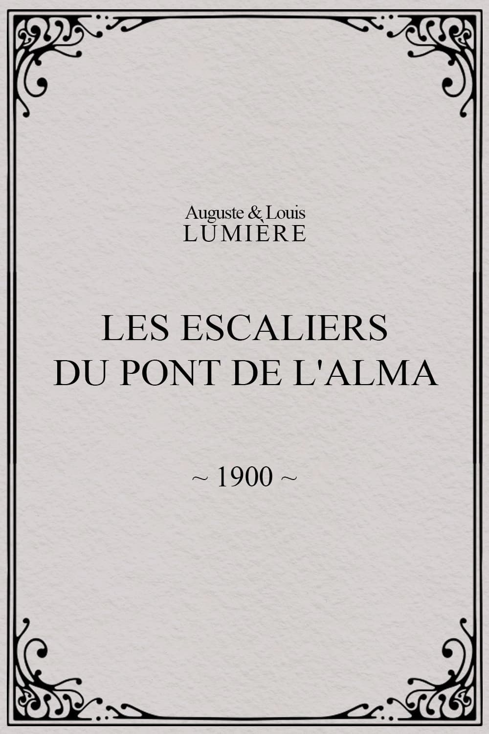 Les Escaliers du Pont de l'Alma