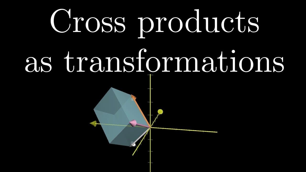 Cross products in the light of linear transformations