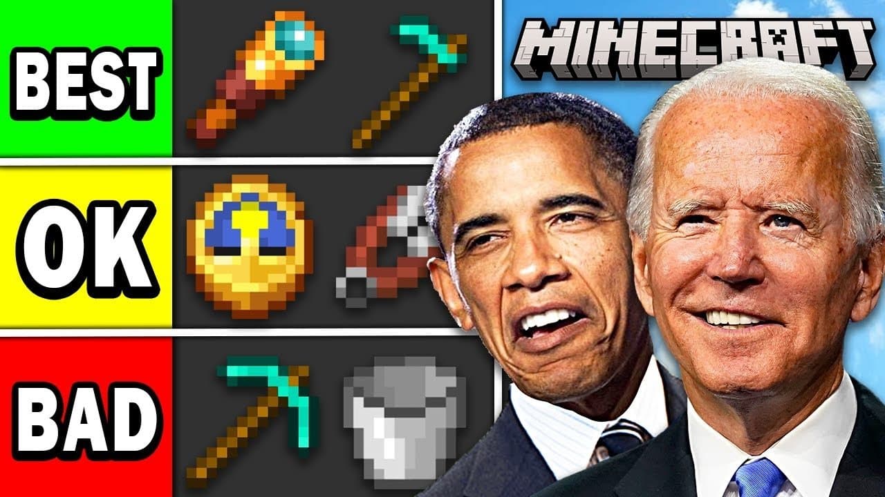 Presidents Rank Minecraft Tools!