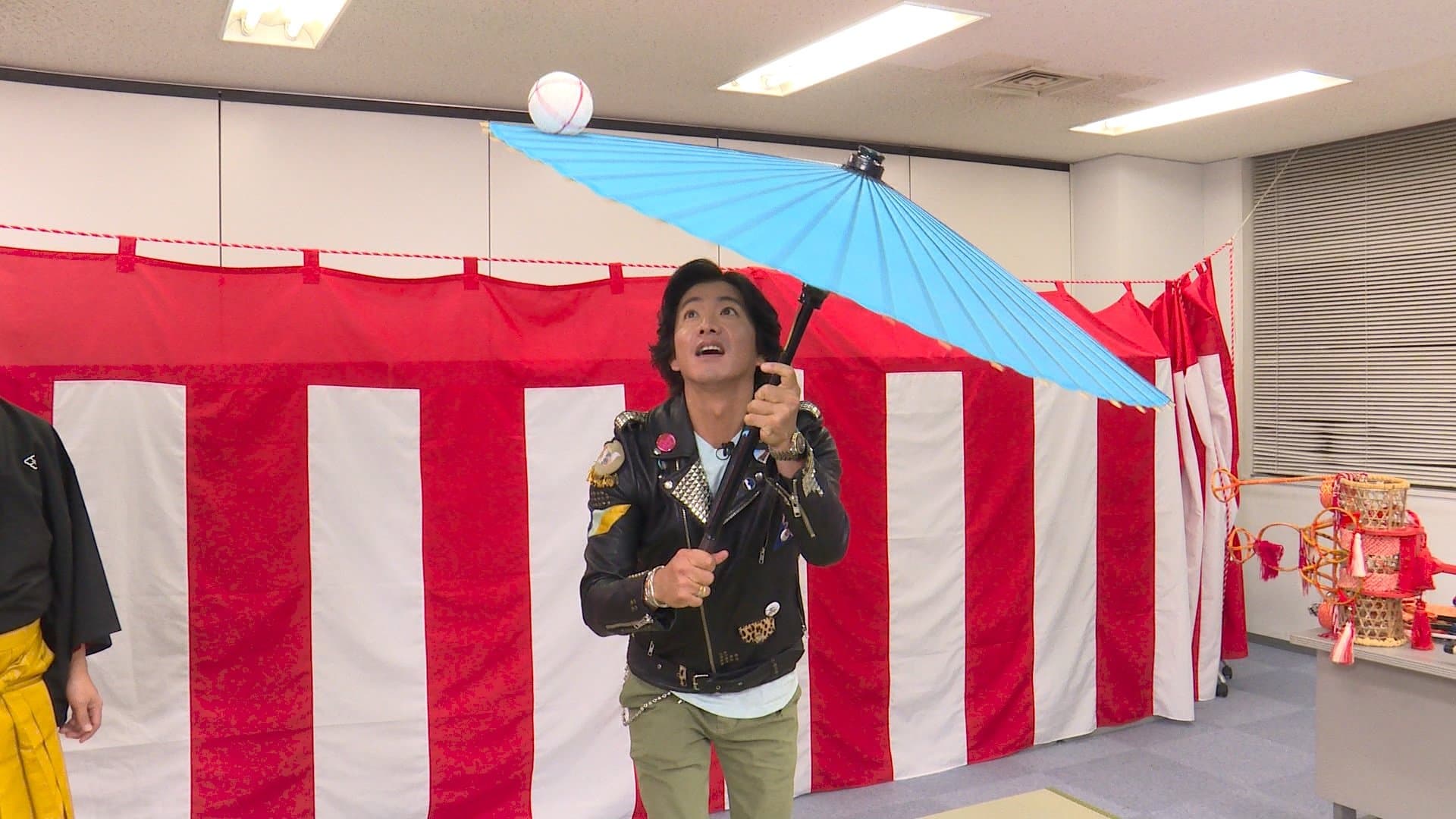 Captain Takuya who burns up! Challenge traditional performing arts!