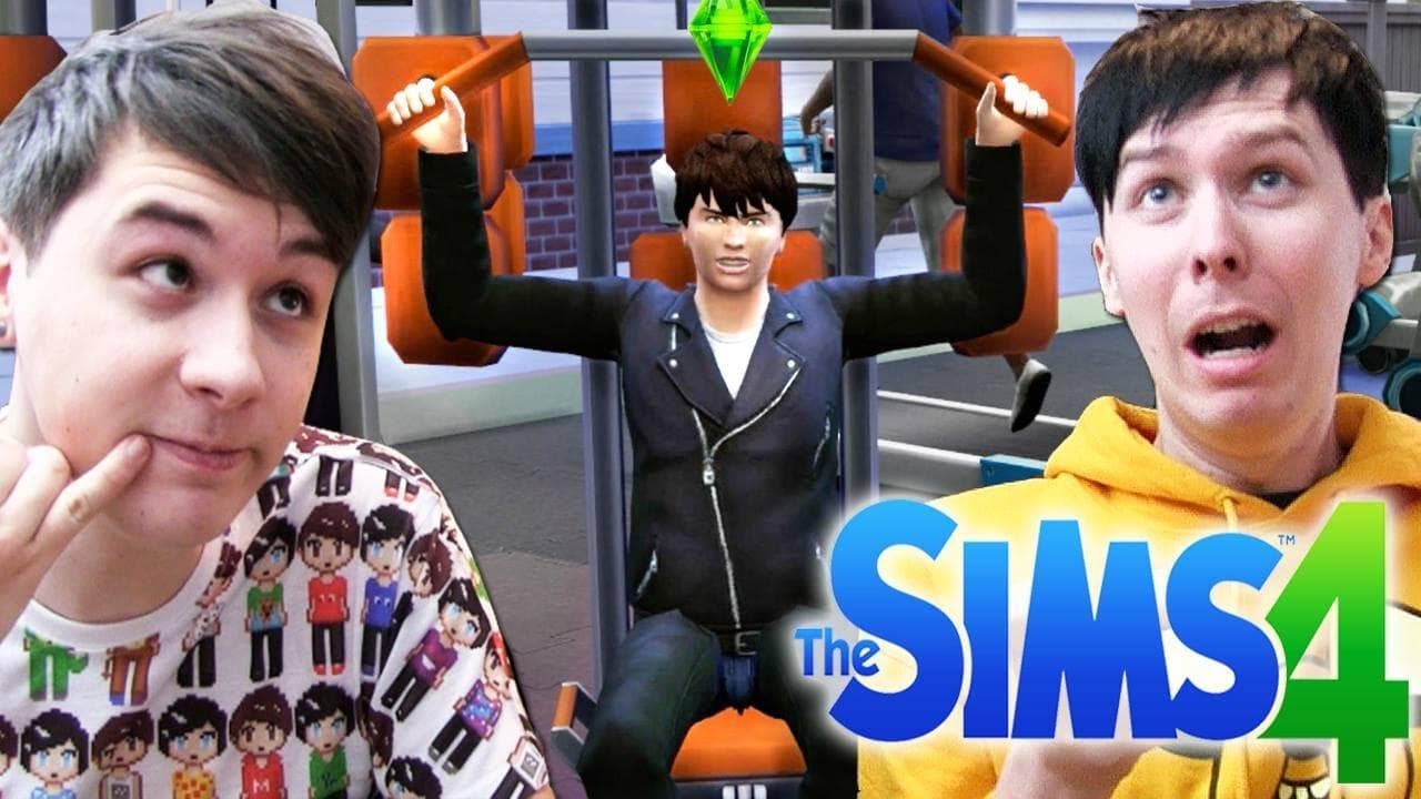 DIL GETS PHYSICAL - Dan and Phil Play: Sims 4 #7