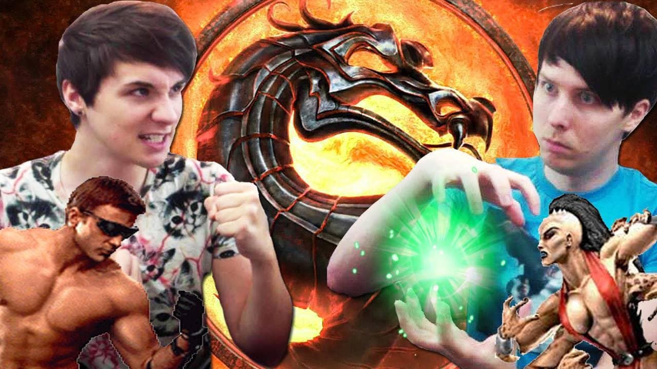 BUTTON BASHING PROS - Dan vs. Phil Mortal Kombat Trilogy