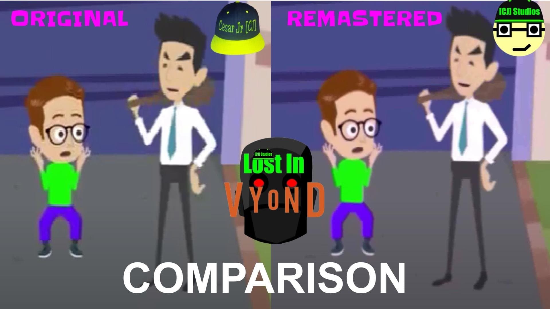 COMPARISON: Lost In Vyond (Original vs Remastered)