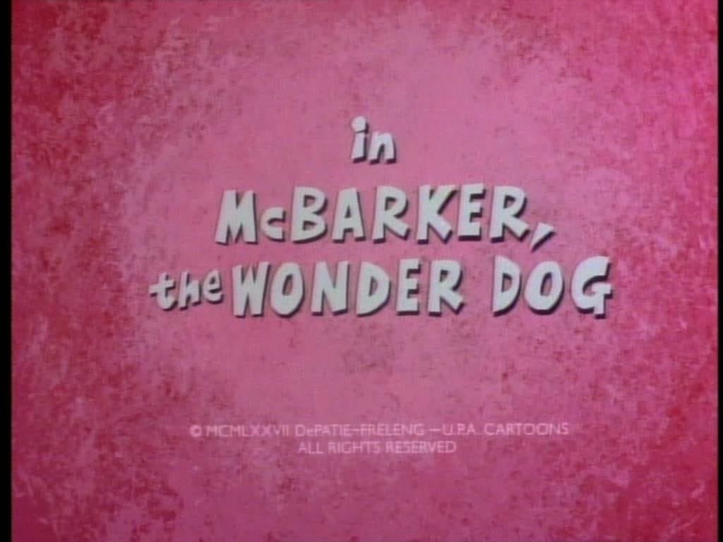 McBarker, the Wonder Dog