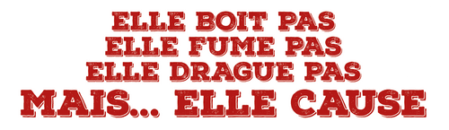 She Does Not Drink, Smoke or Flirt But... She Talks