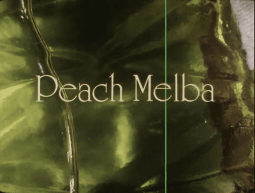 Peach Melba