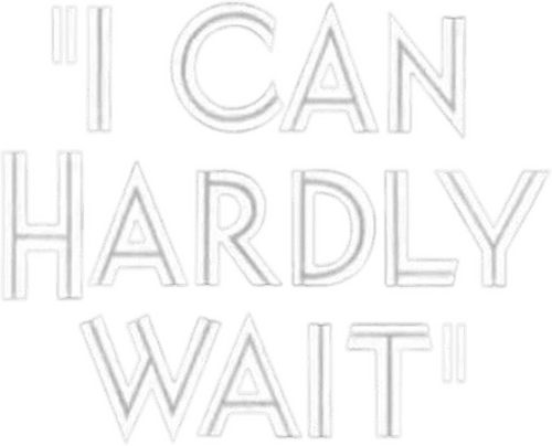 I Can Hardly Wait