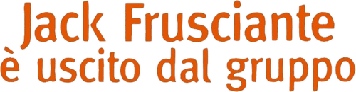 Jack Frusciante è uscito dal gruppo