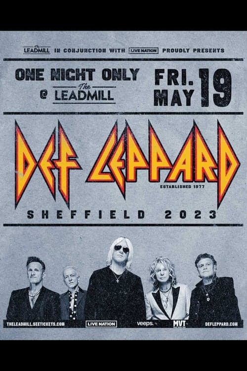 Def Leppard- Live at The Leadmill