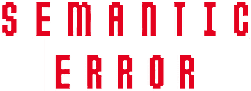 Semantic Error