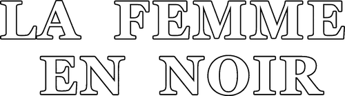 La Femme en noir