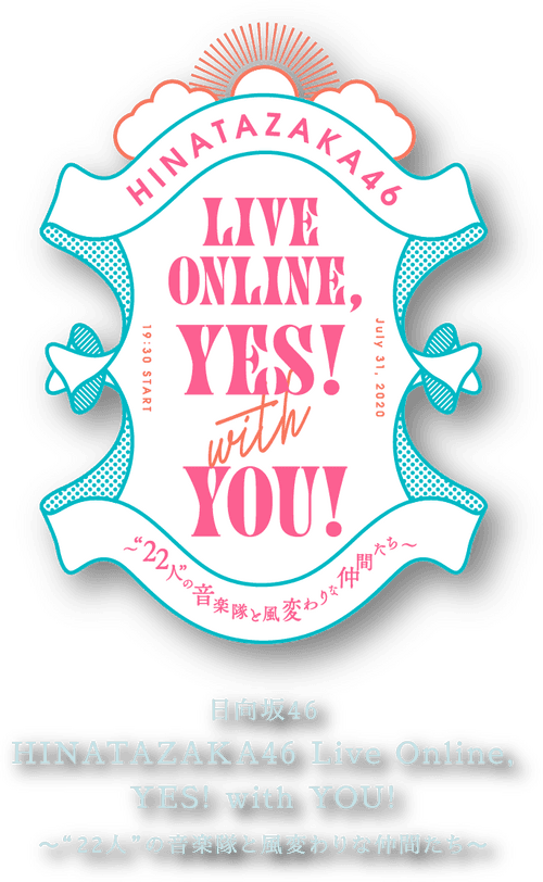 HINATAZAKA46 Live Online，YES！with YOU！