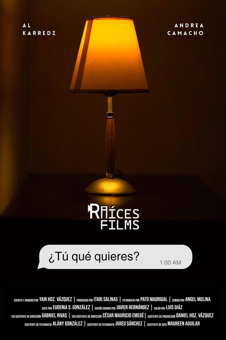 ¿Tú qué quieres?